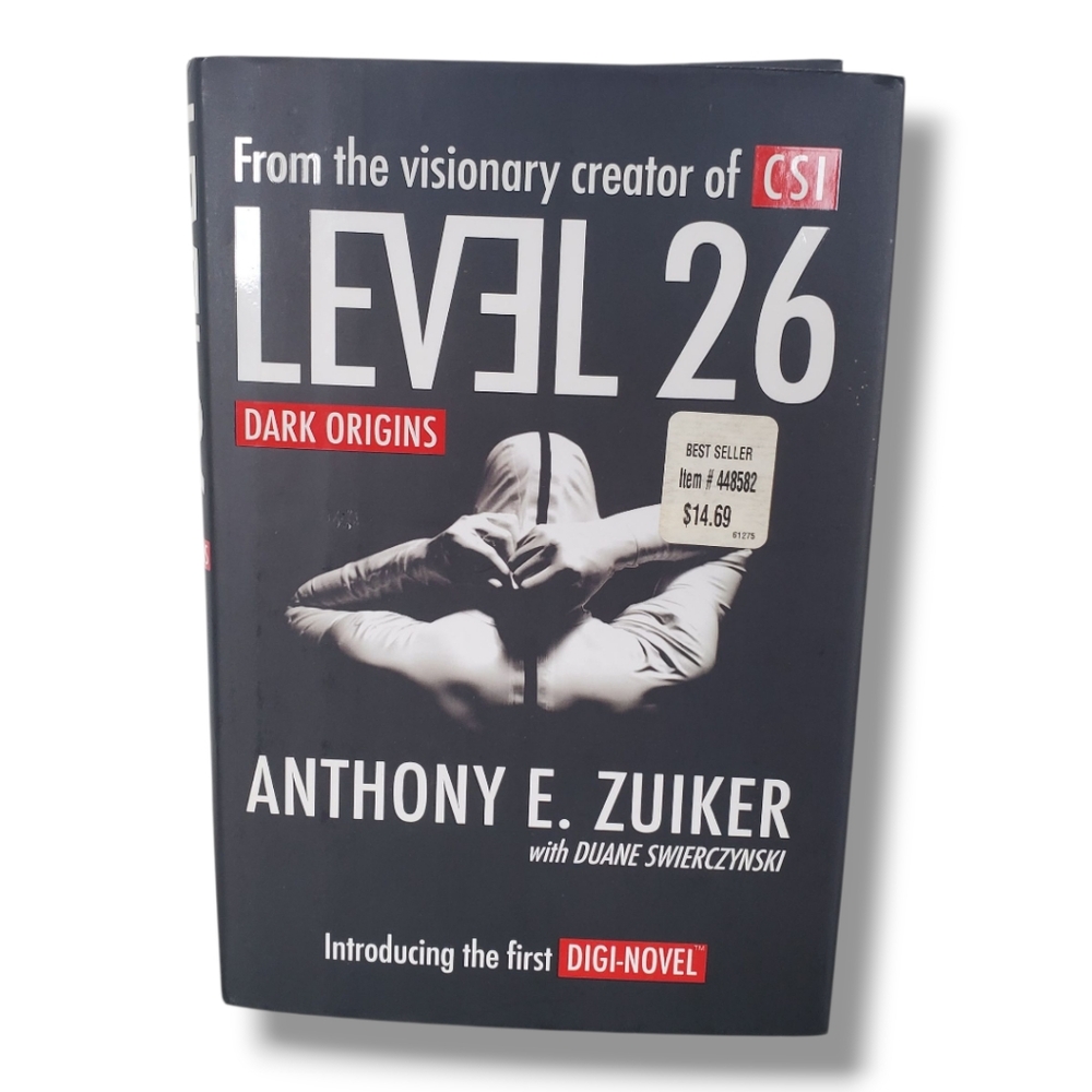 Ecko Level 26: Dark Origins by Anthony E.Zuiker First Printing, 2009, Book